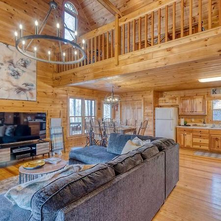 Mtn Cabin Sleeps 10 - 5 Mins To Fishing & Camping Ellijay Eksteriør billede