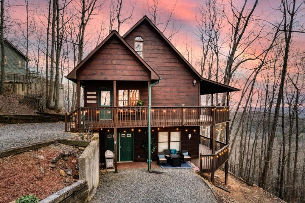 Mtn Cabin Sleeps 10 - 5 Mins To Fishing & Camping Ellijay Eksteriør billede