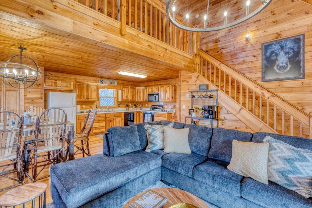 Mtn Cabin Sleeps 10 - 5 Mins To Fishing & Camping Ellijay Eksteriør billede