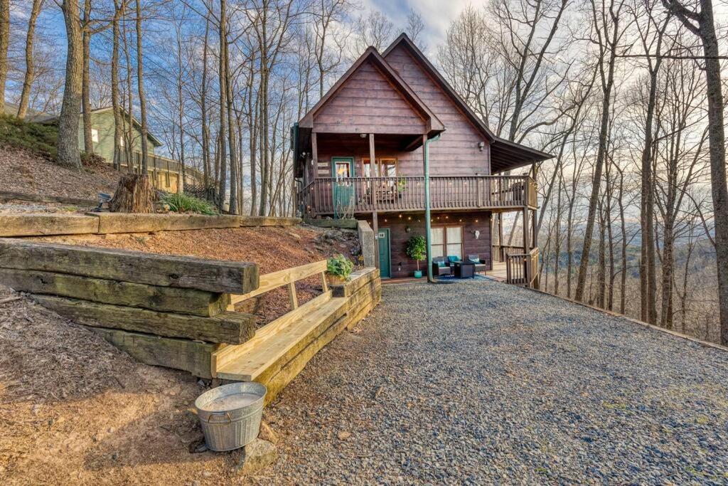 Mtn Cabin Sleeps 10 - 5 Mins To Fishing & Camping Ellijay Eksteriør billede